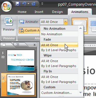 Animate Text